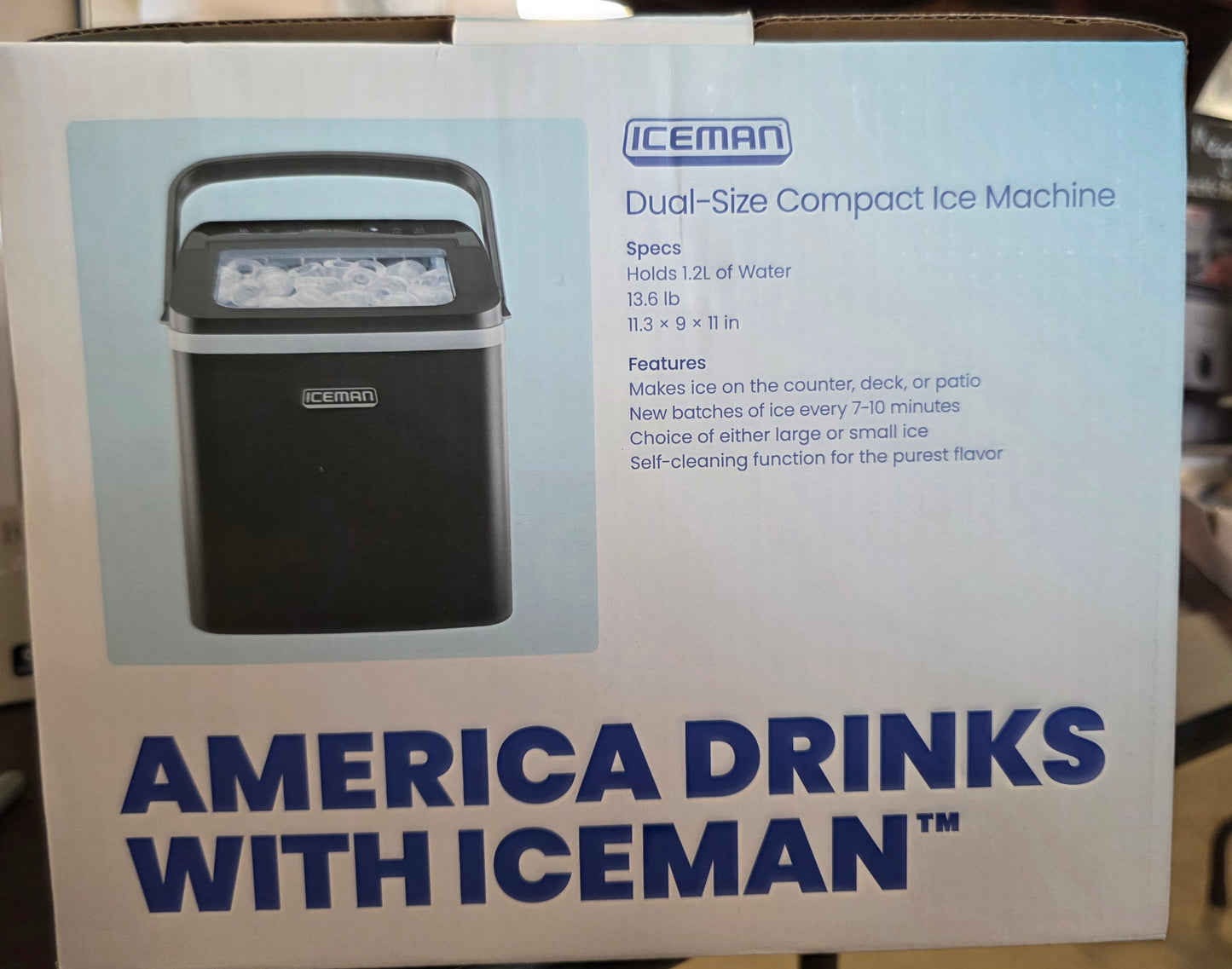 ICEMAN Dual-Size Compact Ice Machine