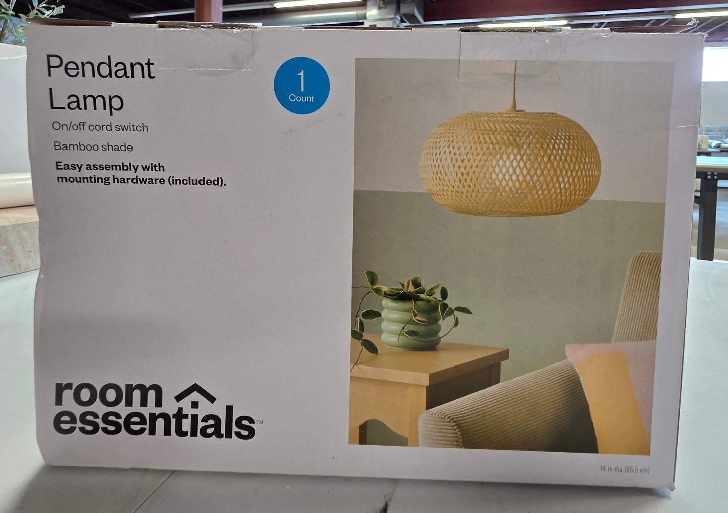 Shop all Room Essentials
Bamboo Woven Pendant Light - Room Essentials™ PICKUP ONLY