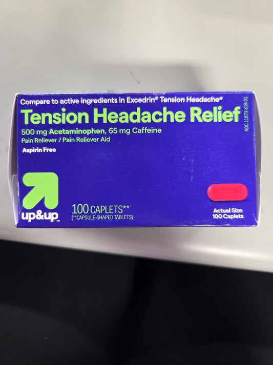 Tension headache relief 500mg