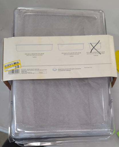 Fridge Storage Bins, 2 Bins & dividers AS-IS