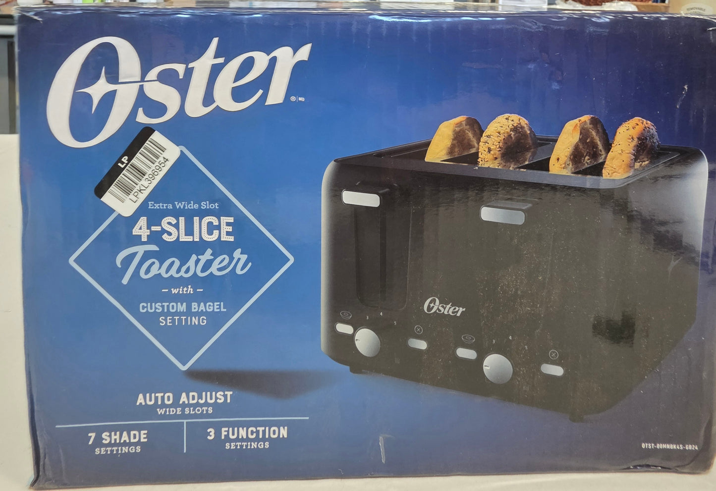 Oster 4 Slice Toaster with Custom Bagel Setting PICKUP ONLY