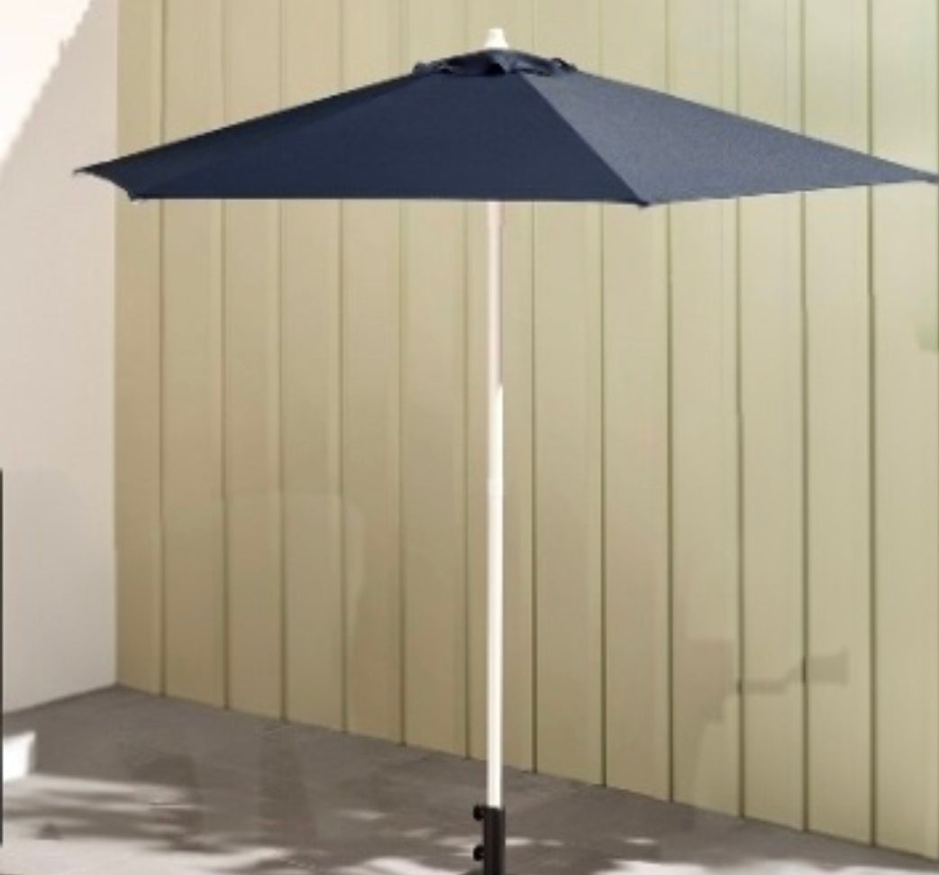 7.5' Round Outdoor Patio Umbrella Blue Lightning - Tempera PICKUP ONLY