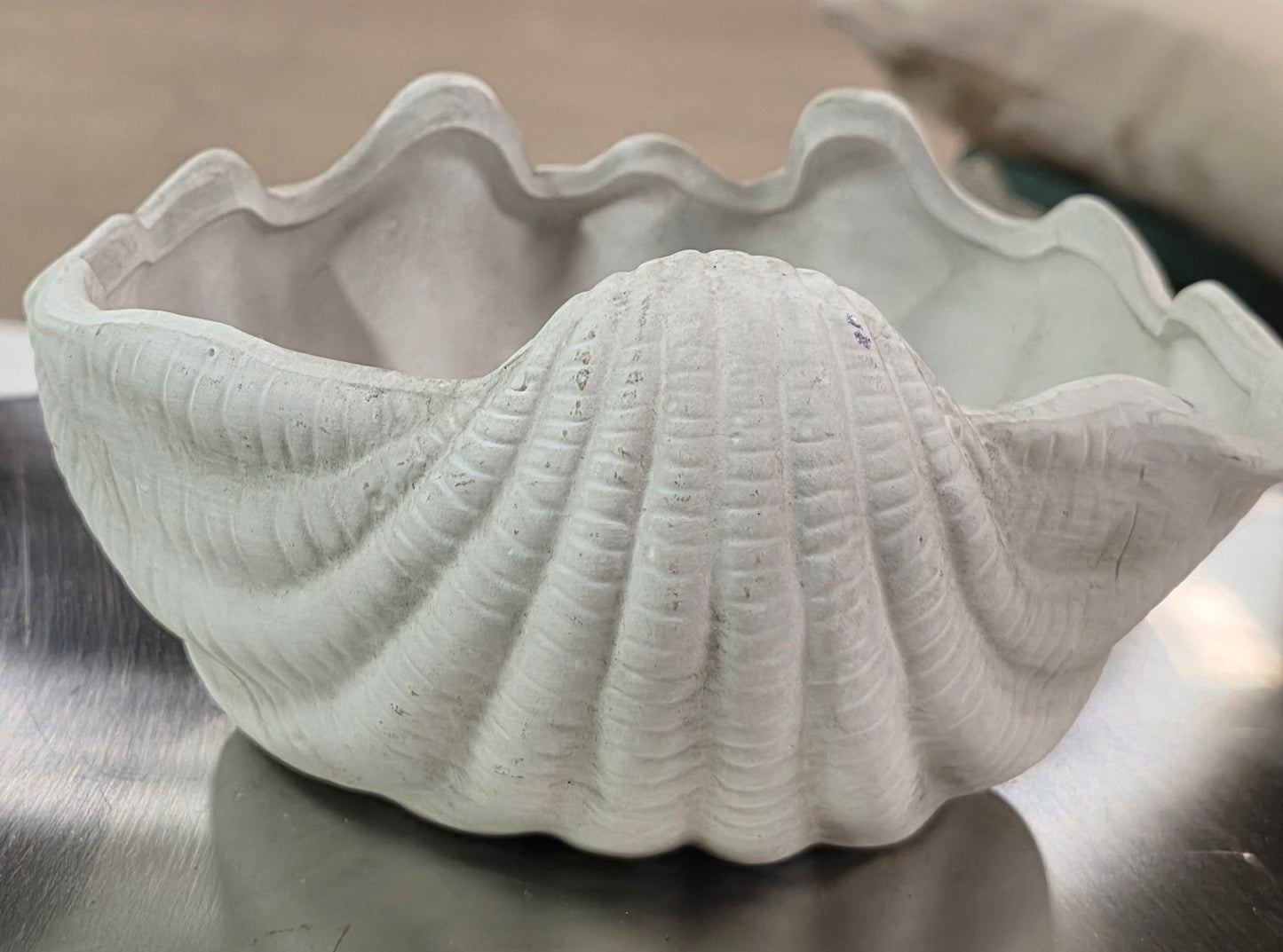 Small Shell Ceramic Planter 6.75"x7" White -Threshold™