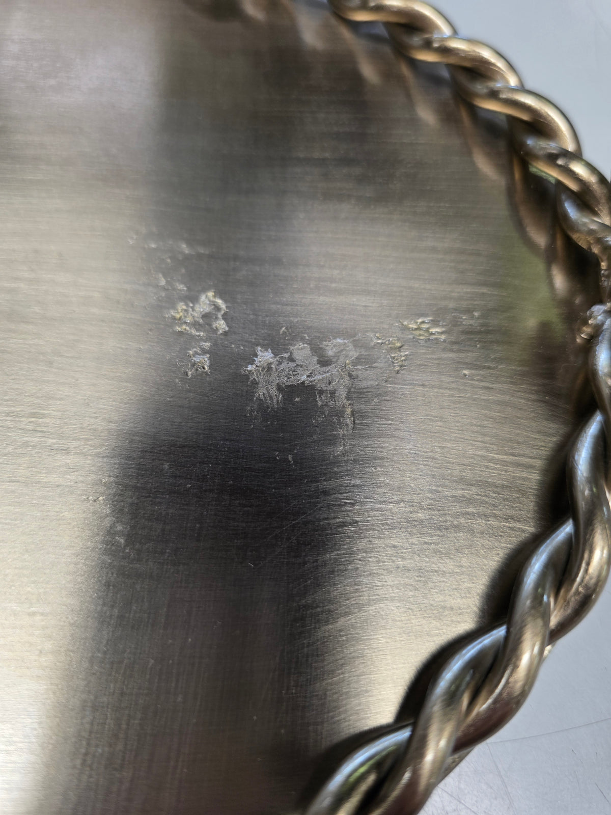 Metal Braided Oval Decorative Tray - Threshold™ designed with Studio McGee AS-IS