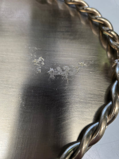 Metal Braided Oval Decorative Tray - Threshold™ designed with Studio McGee AS-IS