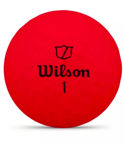 Wilson DUO Soft Red Golf Balls - 12pk