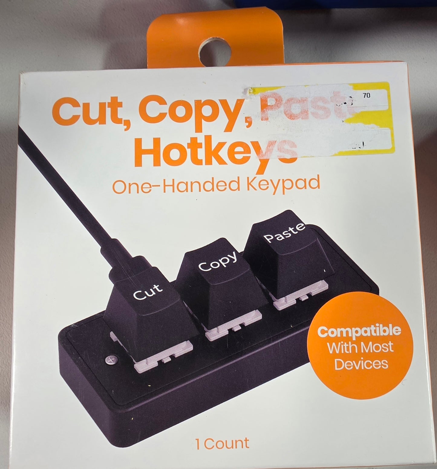 Gems Cut, Copy, Paste Keypad - Black