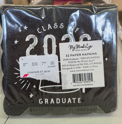 2 Packages Graduation Napkins