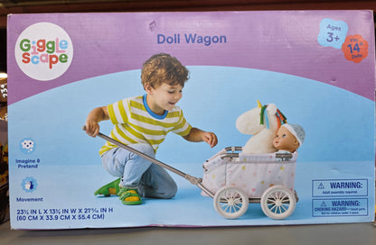 Gigglescape Doll Wagon for 14" - 16" Dolls  Baby Doll Accessory