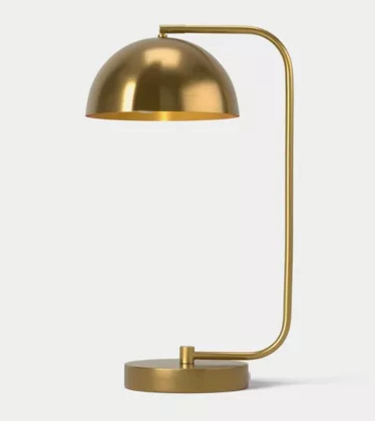 Glossy Metal Table Lamp Brass - Room Essentials™ AS-IS