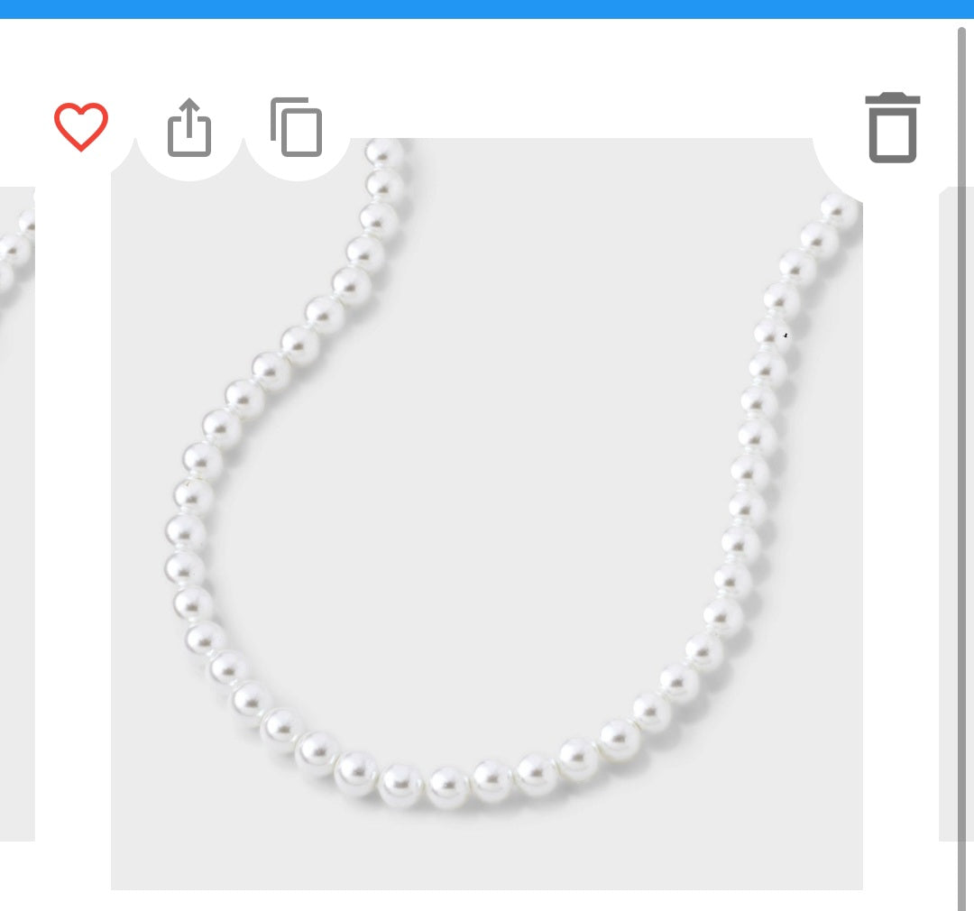 Pearl necklace