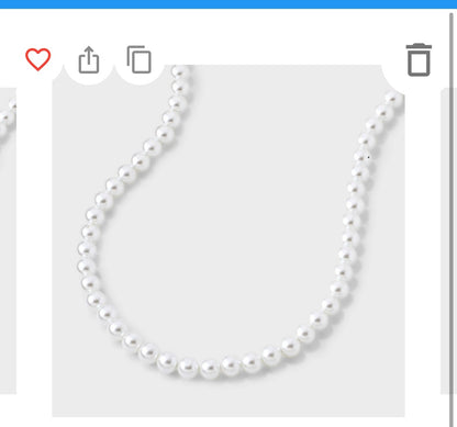 Pearl necklace