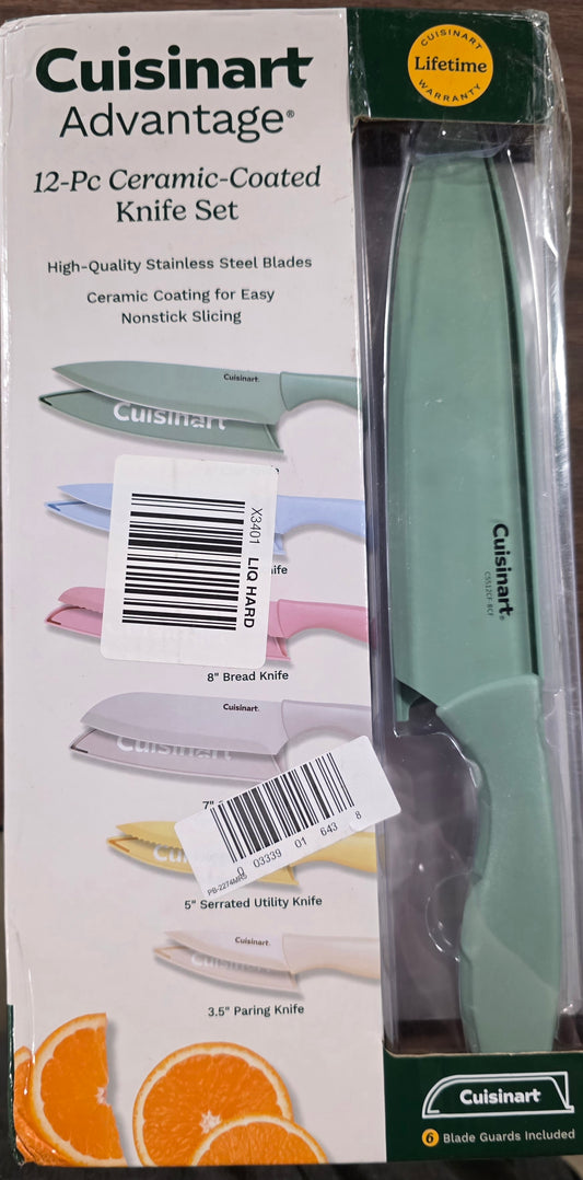 Cuisinart Advantage® 12-Piece Ceramic-Coated Knife Set