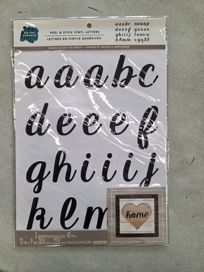 On the surface peel & stick vinyl letters - 3pk (40pcs per pack)