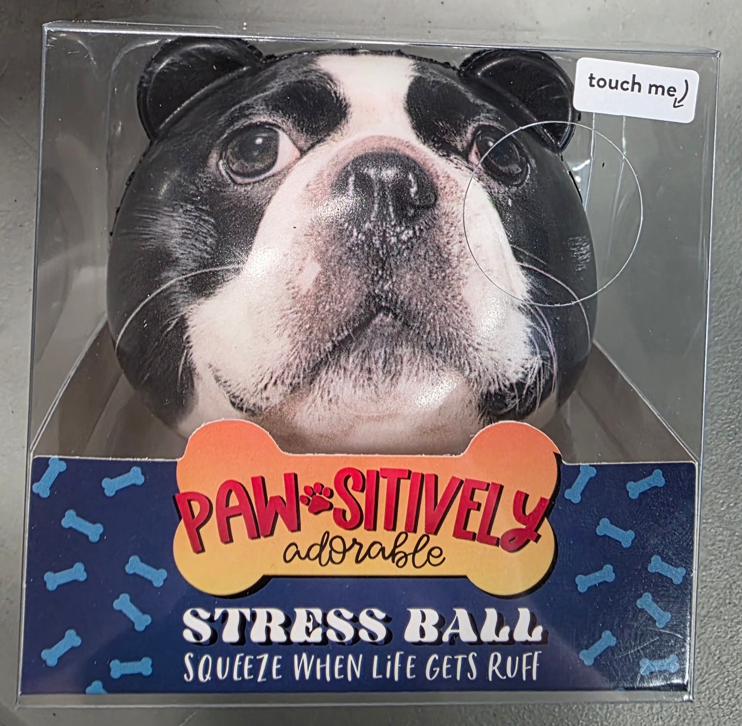 Stress Ball - Paw-sitively Adorable Boston Terrier stress ball