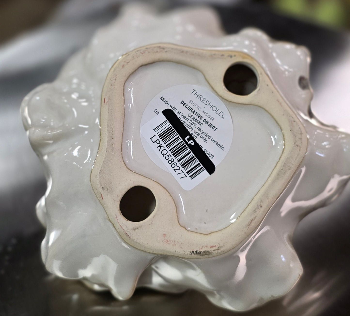 Coral Ceramic Decorative Object - Threshold™ designed with Studio McGee AS-IS