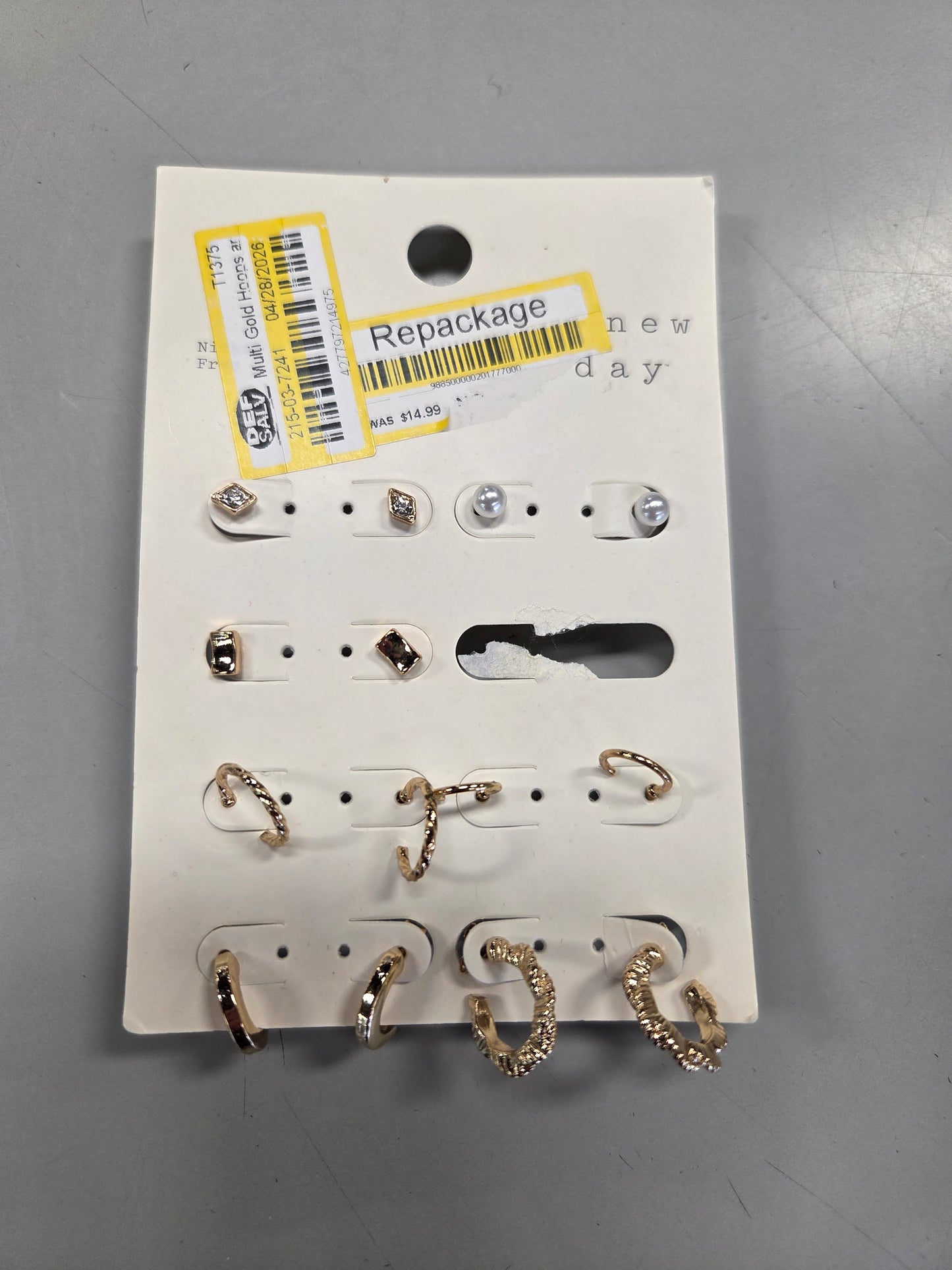 Earrings set - 7 pairs