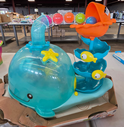 B. toys - Musical Ball Popper - Poppity Whale Pop: Fine Motor Skills Toy with Music & Lights