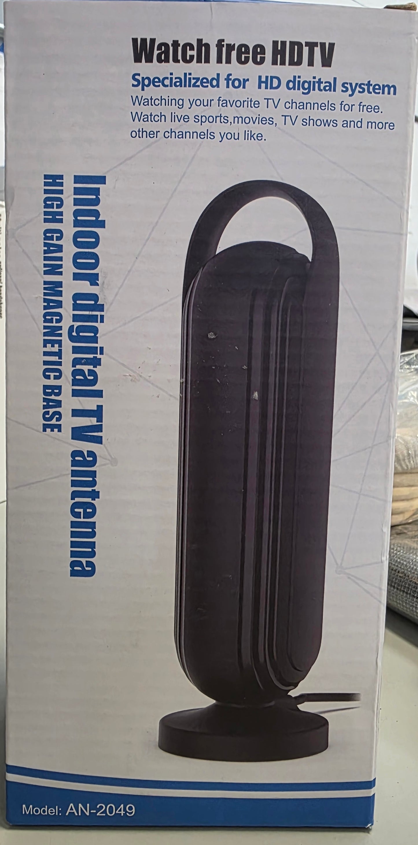 Indoor Digital TV Antenna High Gain Magnetic Base