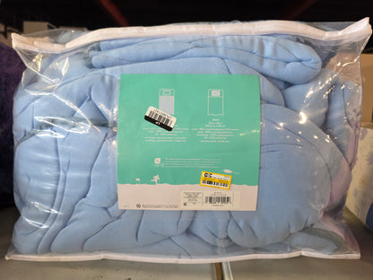 Twin Jersey Wave Kids' Comforter Set Blue
