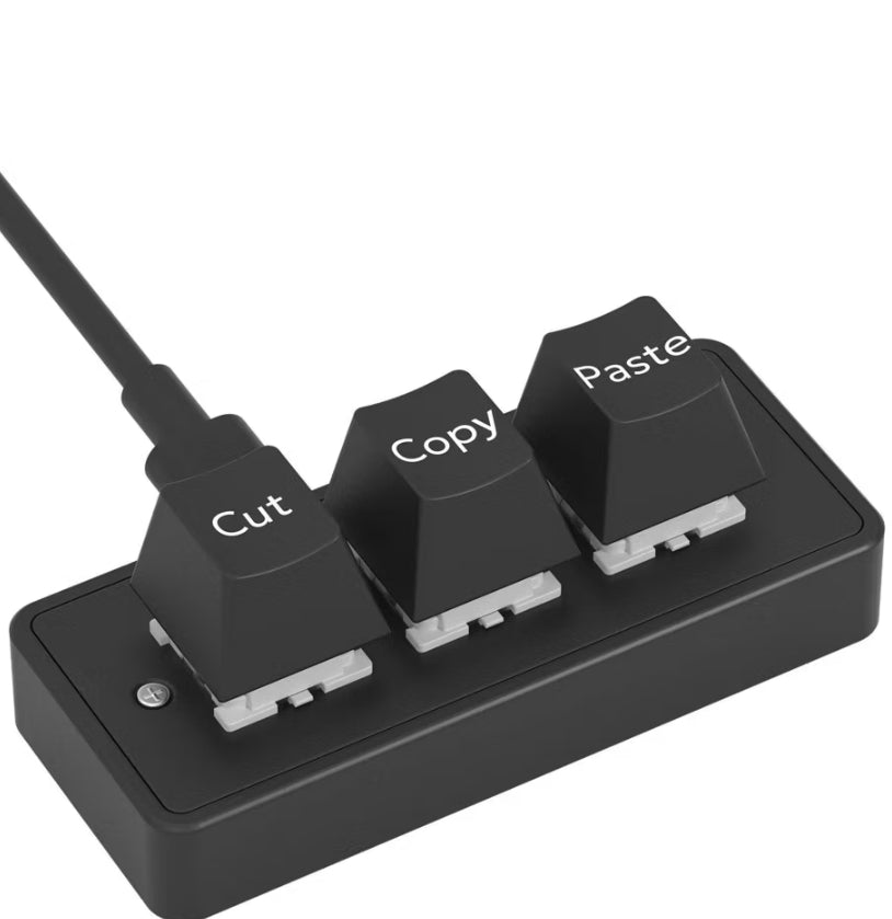 Gems Cut, Copy, Paste Keypad - Black