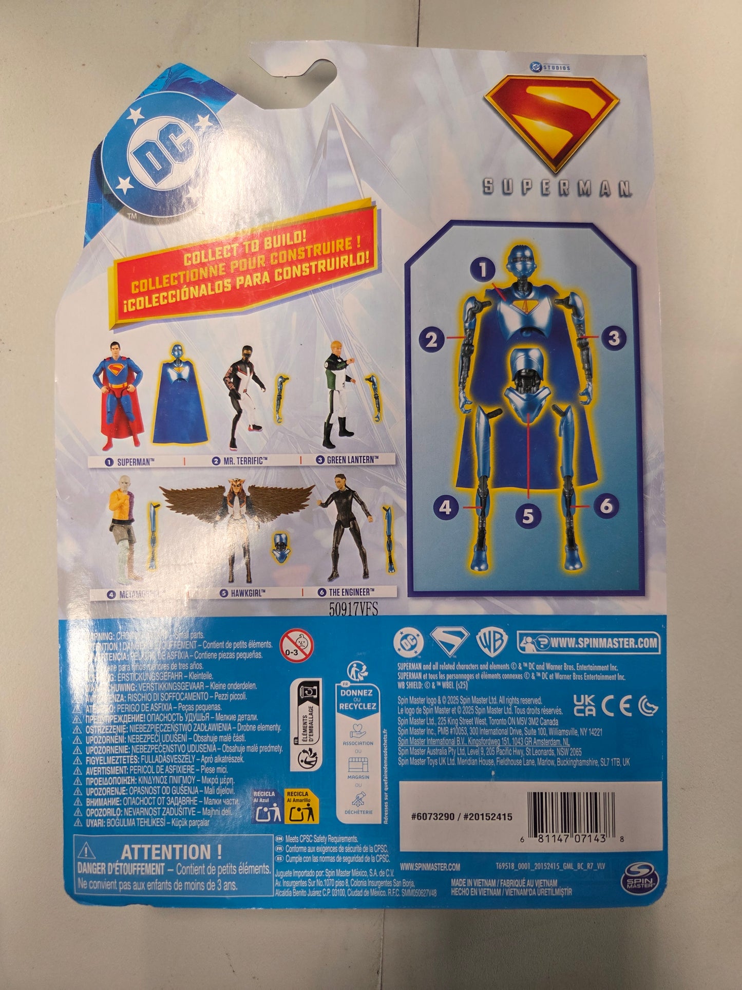 DC superman basic action figure 6"