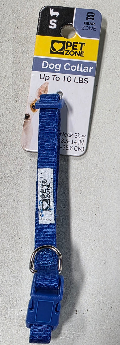 Pet Zone Small Dog Collar Blue