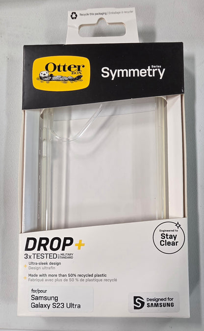 OtterBox Samsung Galaxy S23 Ultra Symmetry Series Case - Clear: Lightweight Bump-Resistant Plastic