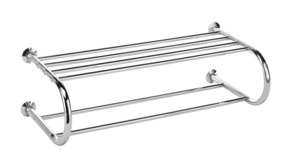 Whitmor Wall Mount Shelf and Towel Rack - Chrome