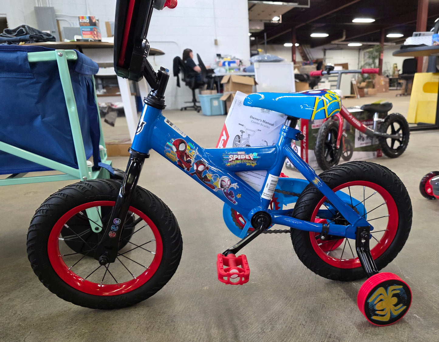 Huffy Marvel Spidey and His Amazing Friends Kids' Bike - 12" Wheels - Blue