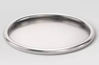 Silver Round Tray - Threshold™