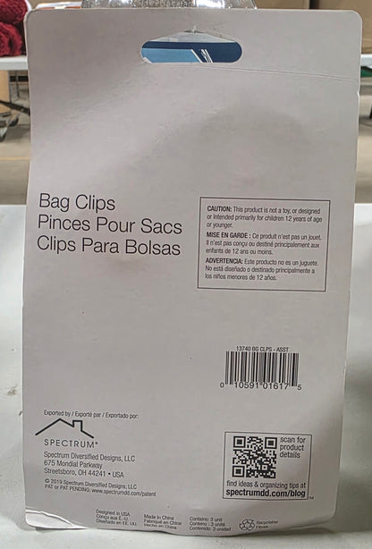 Handi Bag Clip set of 3