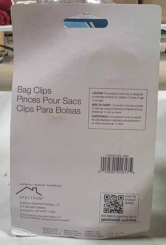 Handi Bag Clip set of 3