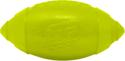 Nerf Dog Glow Squeak Football, 7 inch Dog Toy