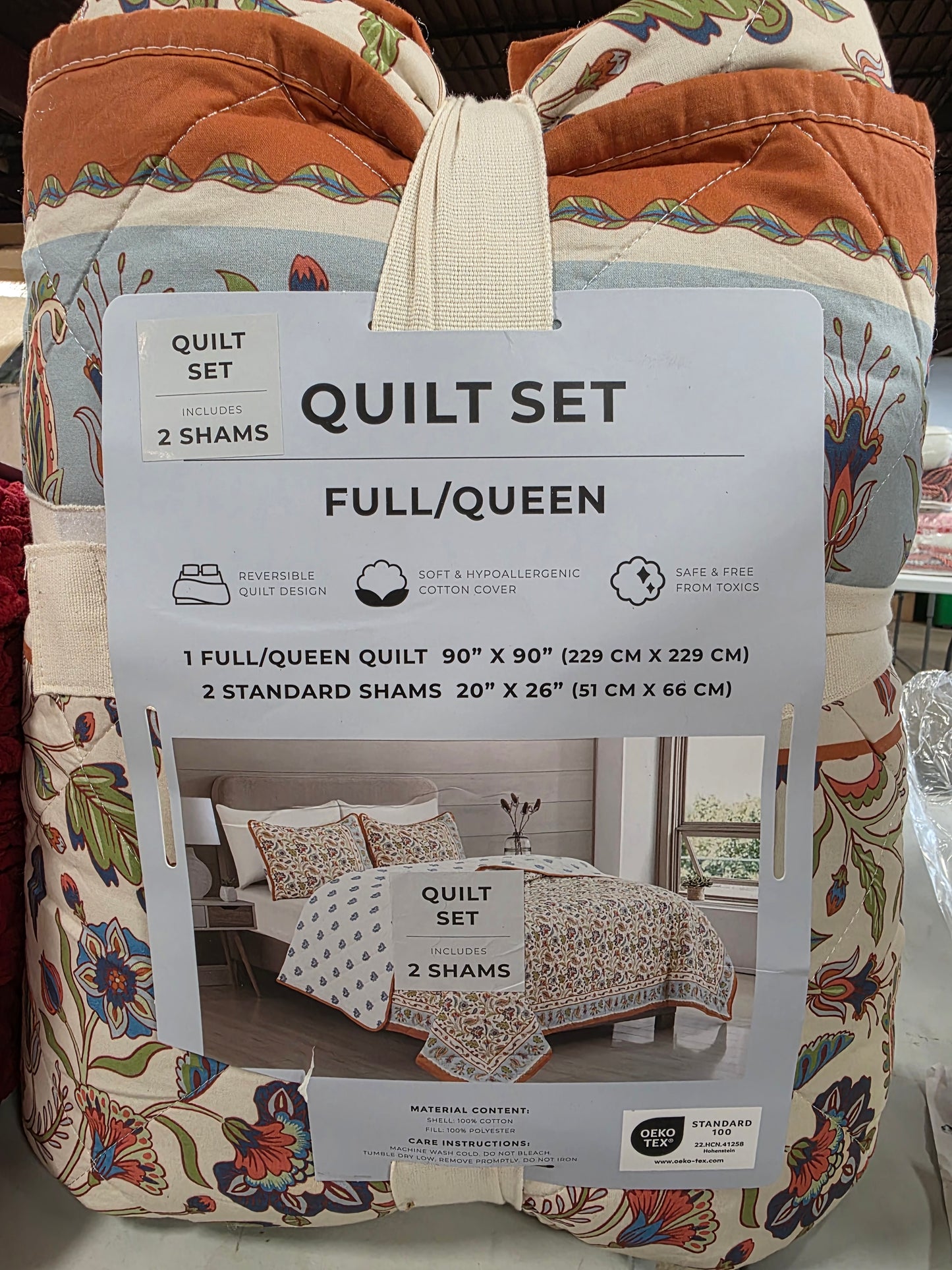Reversible Quilt Set Full/Queen