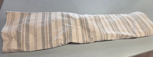 5'x7' Pieced Striped Outdoor Patio Woven Area Rug Tan - Threshold™ designed with Studio McGee PICKUP ONLY