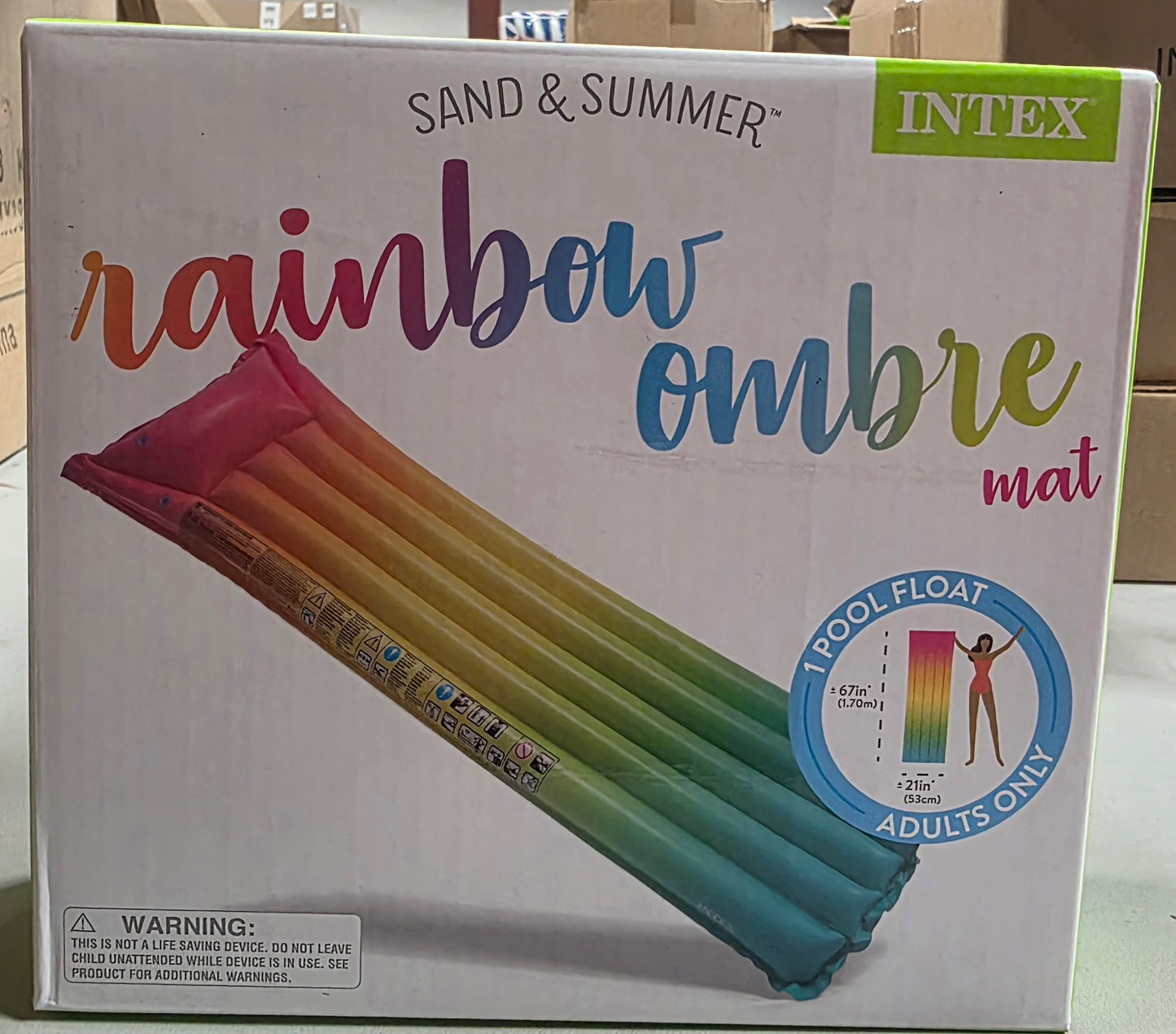 Intex Rainbow Pool Float