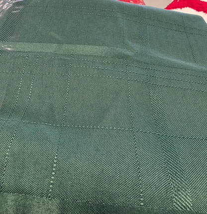 Holly Green Plaid 70" Round Tablecloth