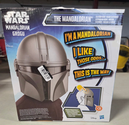 Star Wars the Mandalorian electronic mask  - DAMAGED BOX