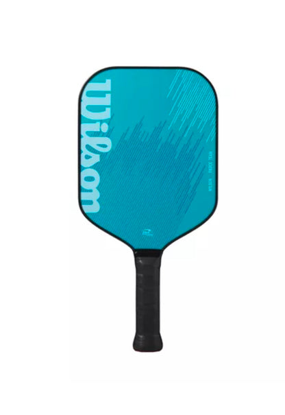 Wilson 16'' Fierce Team Traditional Pickleball Paddle - Blue: Fiberglass Material, 4-1/4" Grip Size